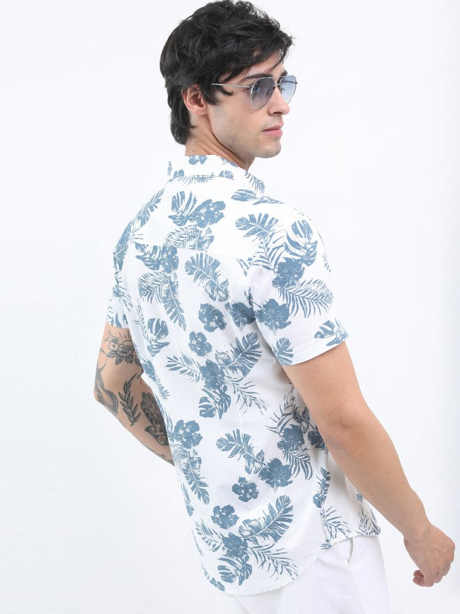Men Multi Printed Slim Fit Casual Shirt