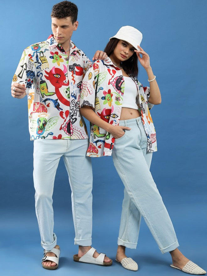 Men Oversized Fit Casual Shirt