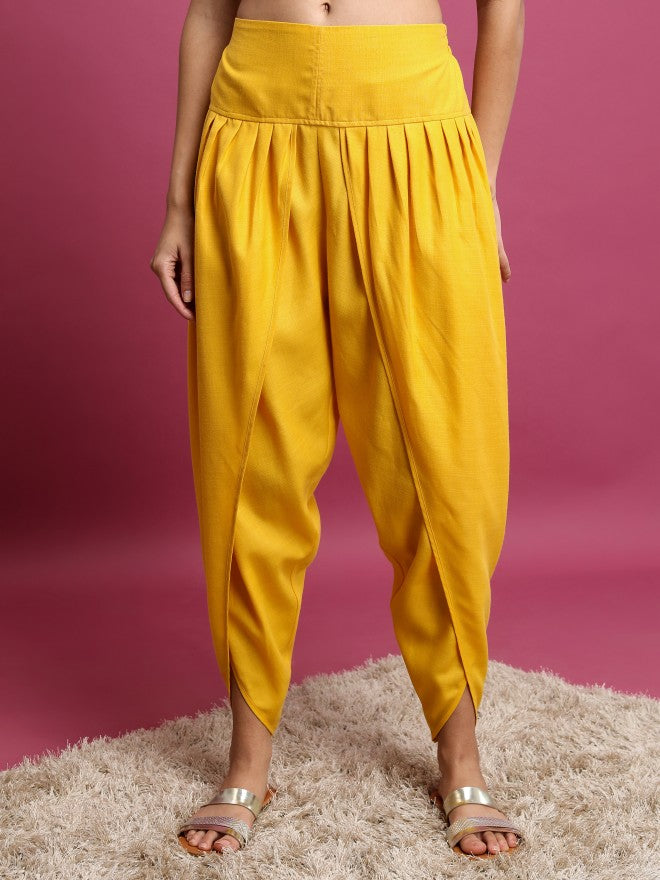 Women Yellow Printed Kurta Sets