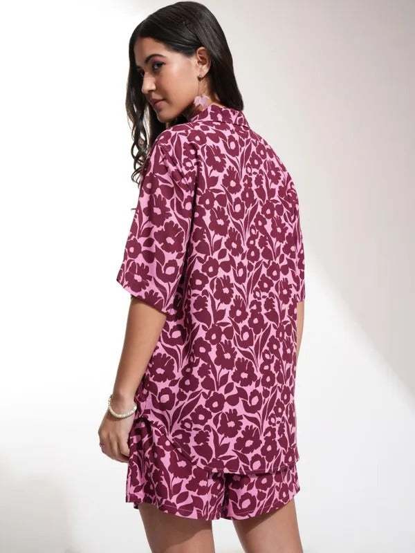 Pink/Multi Top and Skirt Co-ords