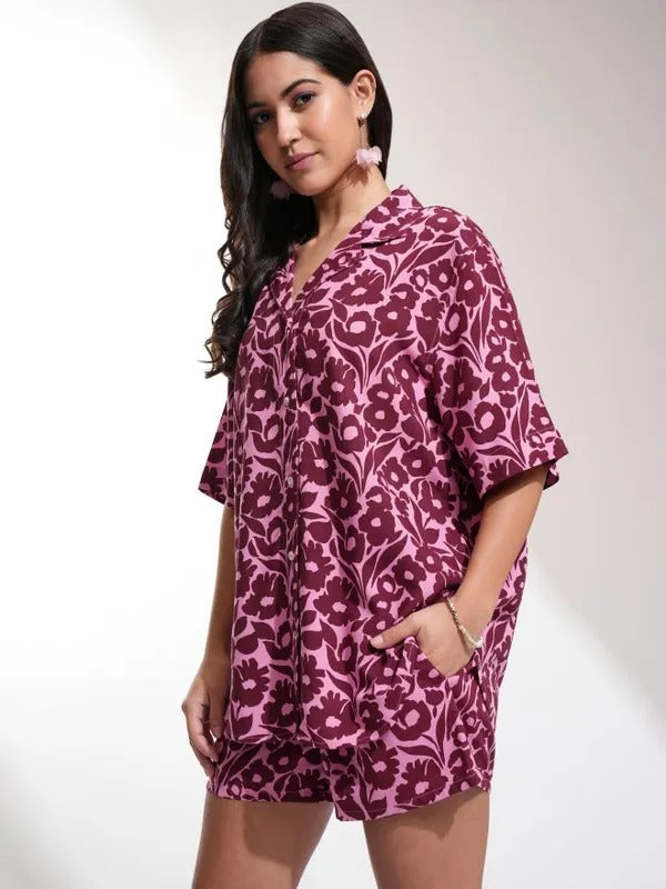 Pink/Multi Top and Skirt Co-ords