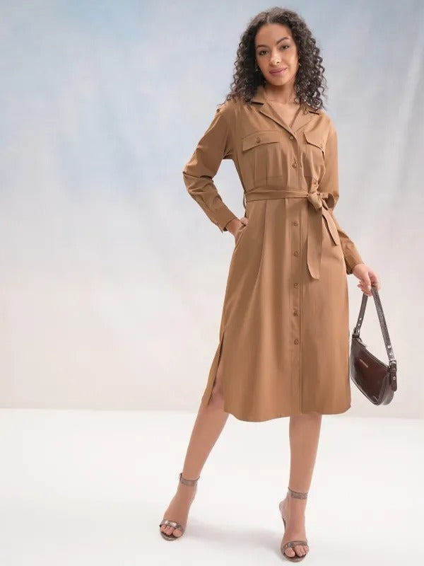 Rust Casual Dress