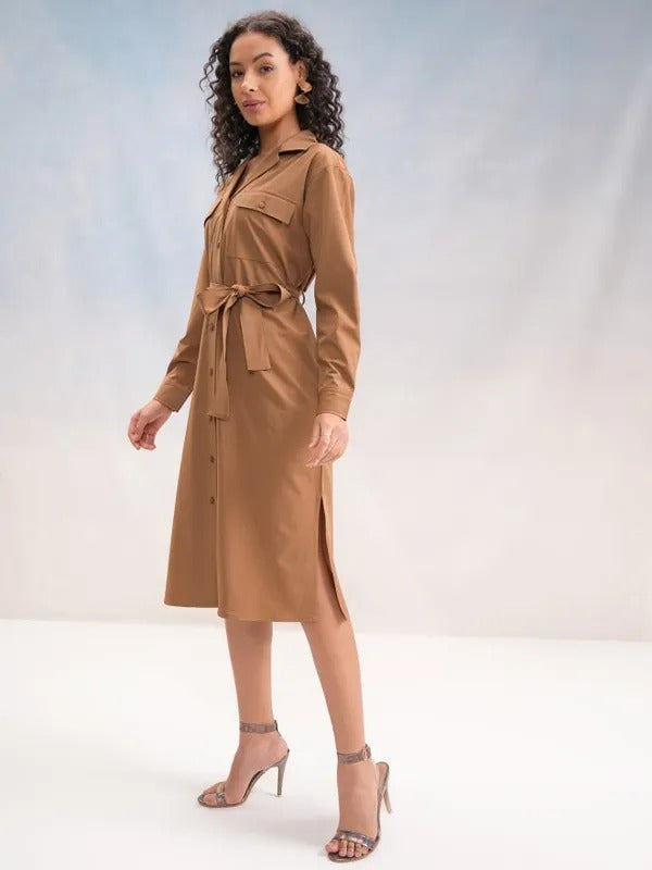 Rust Casual Dress