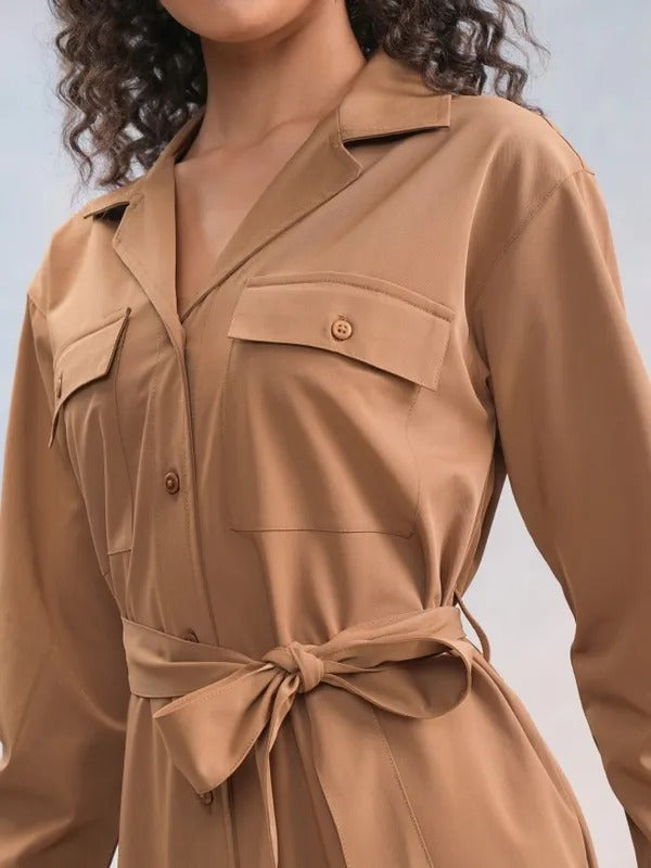 Rust Casual Dress