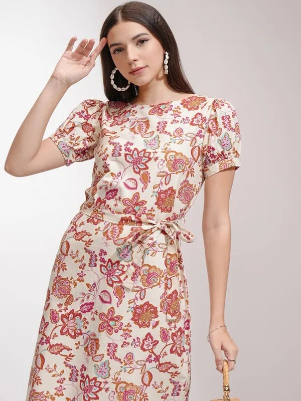 Off-white Multi Casual Dress