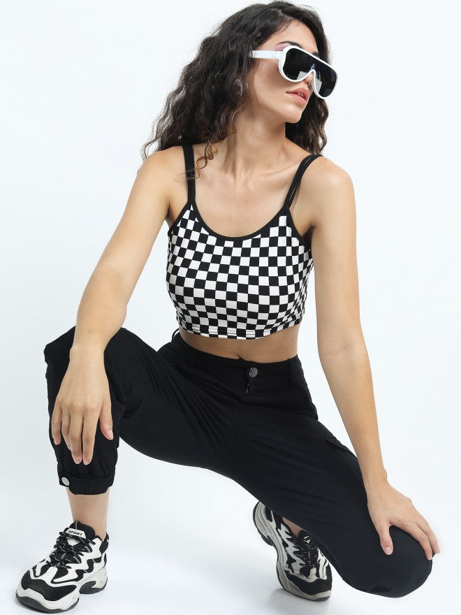 Women Black Jogger Non Stretchable Jeans