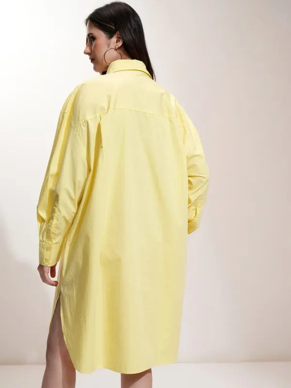 Yellow Printed Dress