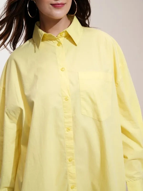 Yellow Printed Dress