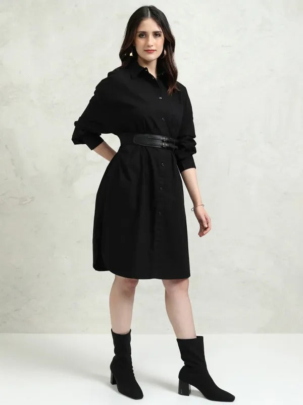 Black Printed Dress