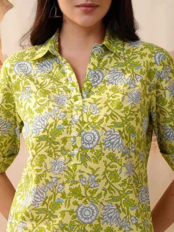 Lime Tunic with Trousers Co-Ords