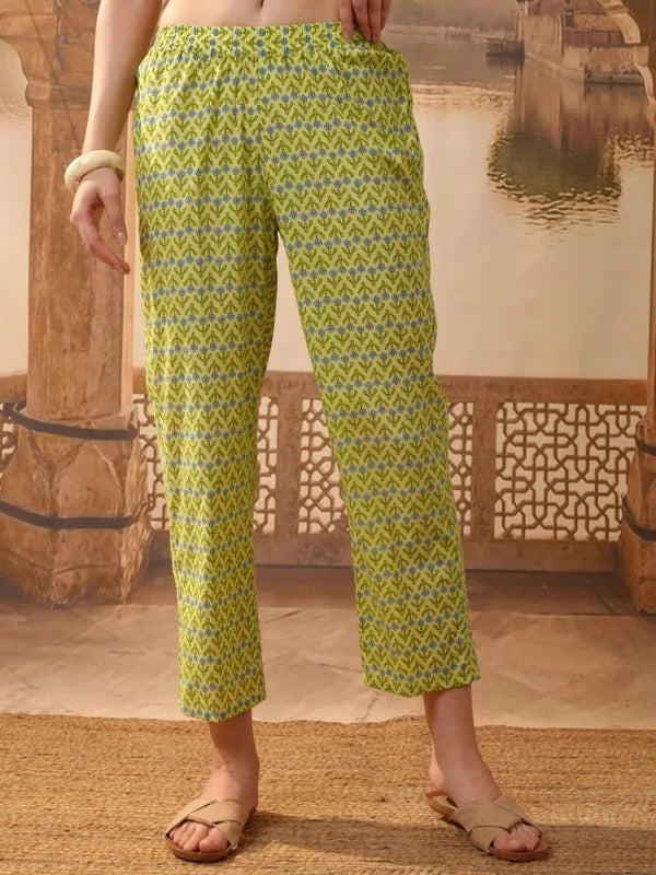 Lime Tunic with Trousers Co-Ords