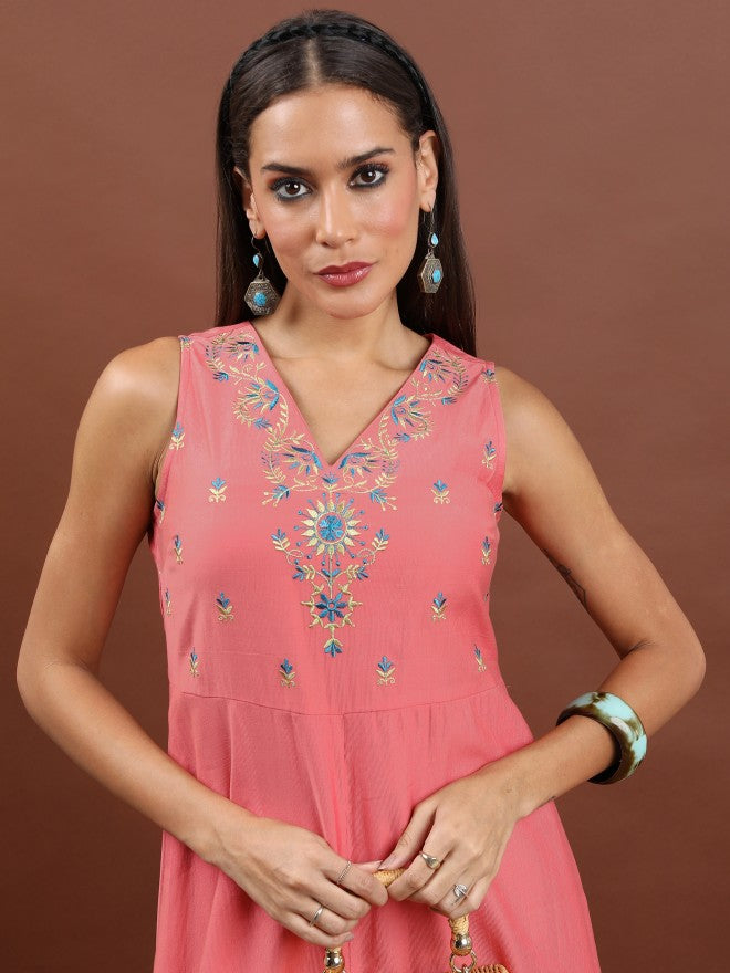 Women Pink Solid Jumpsuit