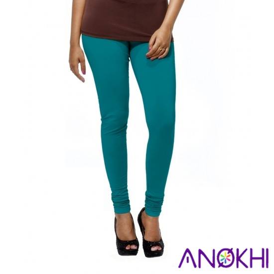 Shree Women Seagreen Cotton Legging