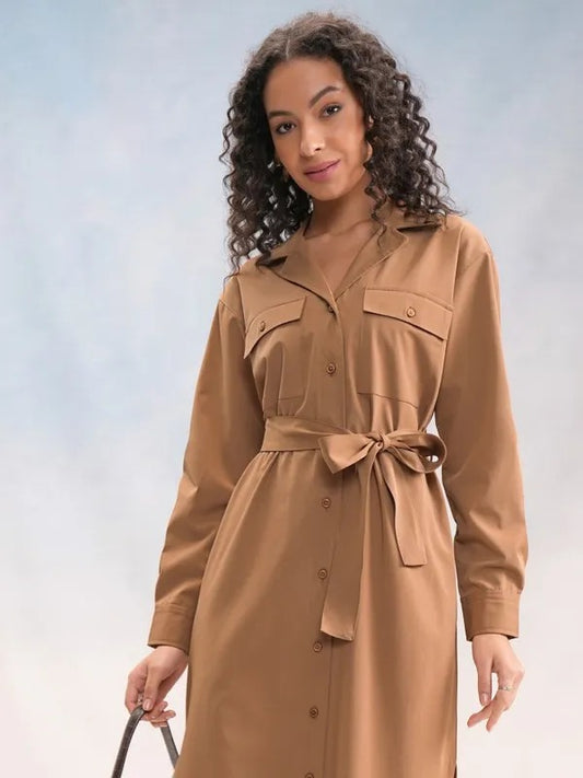 Rust Casual Dress
