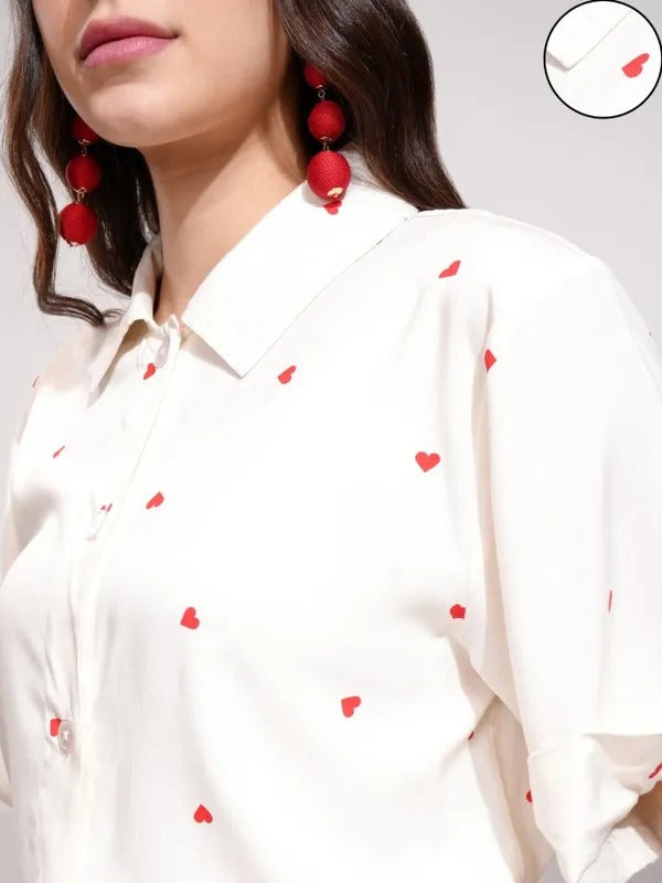 Off White Casual Dress