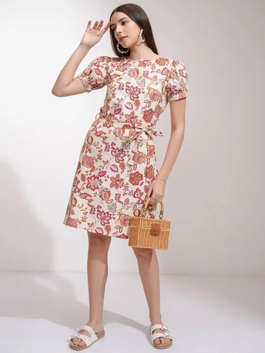 Off-white Multi Casual Dress