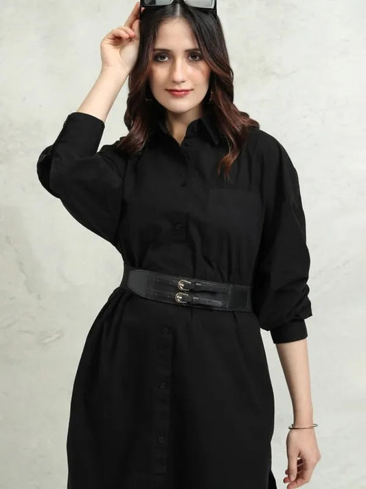 Black Printed Dress