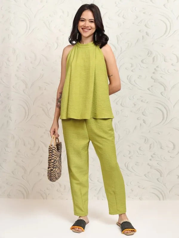Lime/Green Tunic with Trousers Co-Ords