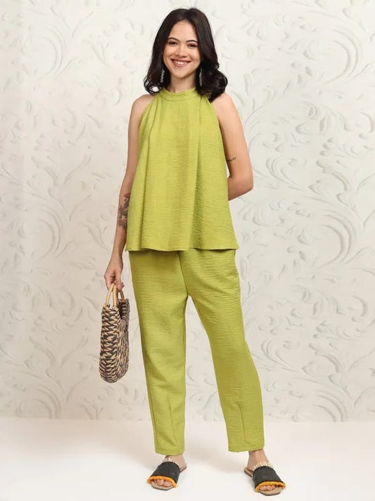 Lime/Green Tunic with Trousers Co-Ords