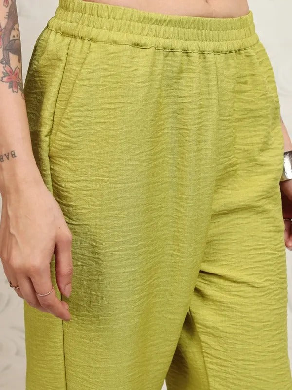 Lime/Green Tunic with Trousers Co-Ords