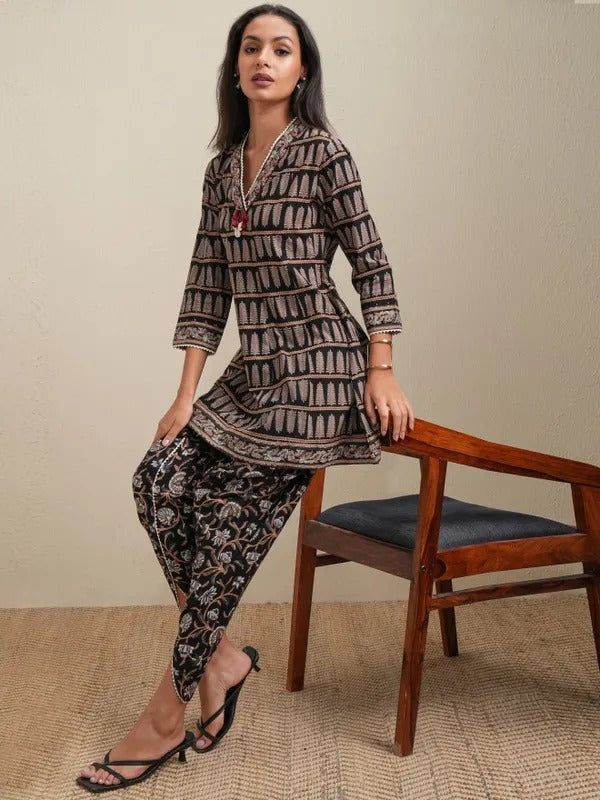Women Pure Cotton Kurta Pant Set