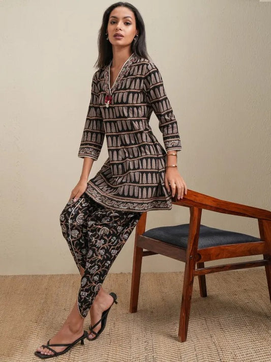 Women Pure Cotton Kurta Pant Set